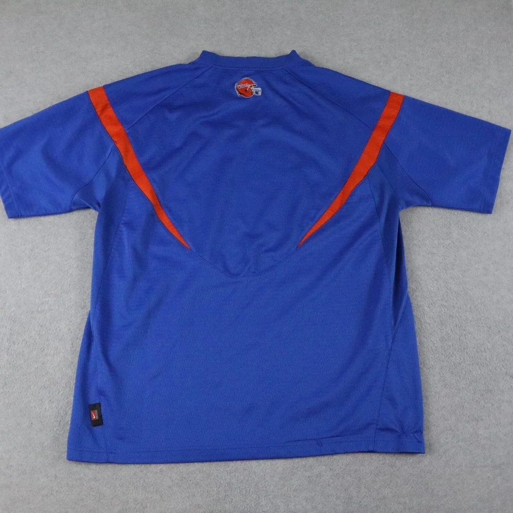 Florida Gators Shirt Mens Large Nike Team Dri-Fit‎ Football Blue Short Sleeve